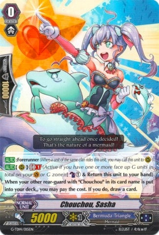 Image for Chouchou, Sasha (G-TD14: Debut of the Divas) (G-TD14/015EN) - Cardfight Vanguard