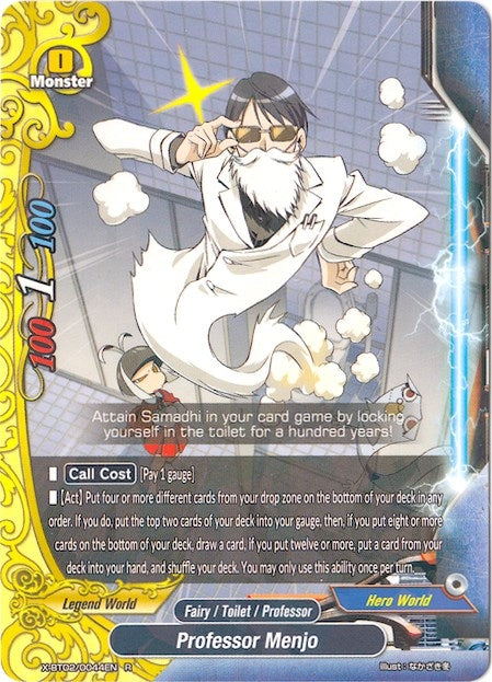 Image for Professor Menjo (Chaos Control Crisis) (X-BT02/0044EN) - Future Card BuddyFight