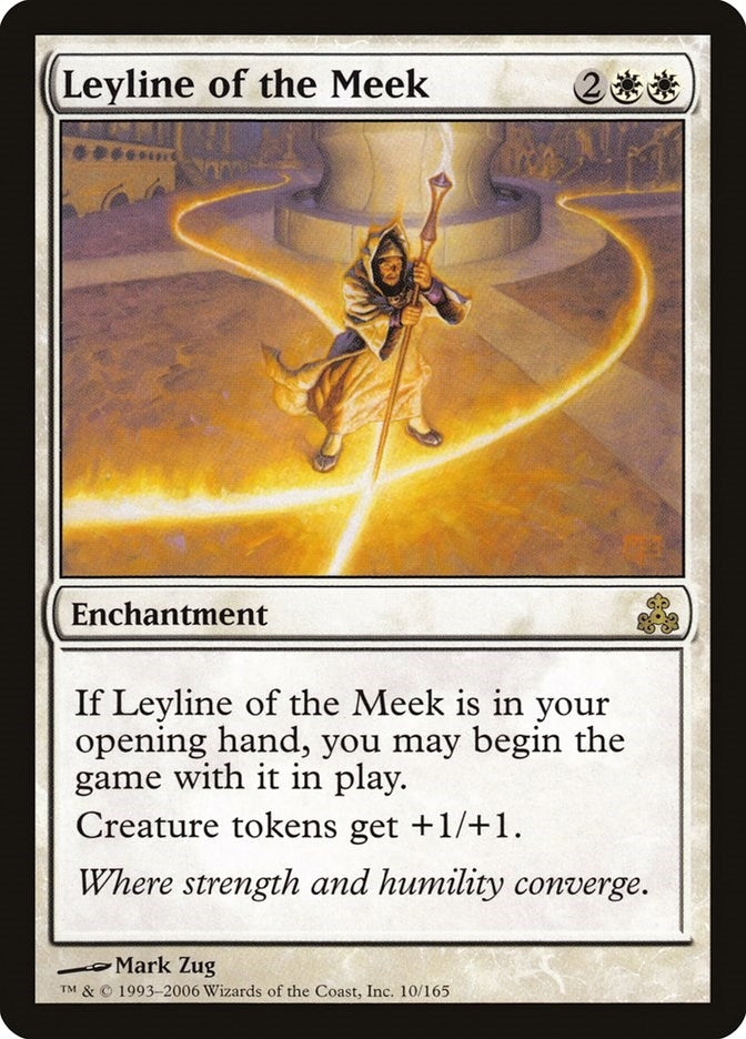 Image for Leyline of the Meek (Guildpact) (10) - Magic: The Gathering