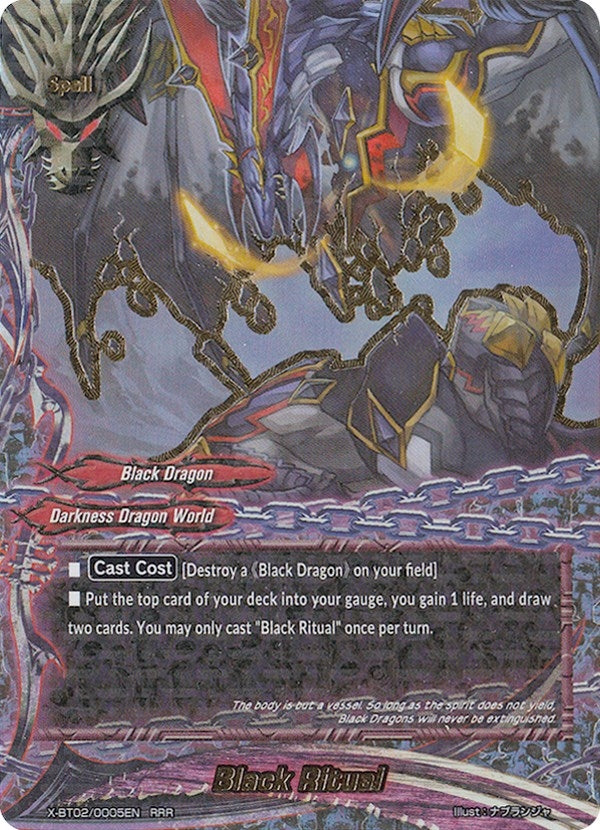 Image for Black Ritual (Chaos Control Crisis) (X-BT02/0005EN) - Future Card BuddyFight