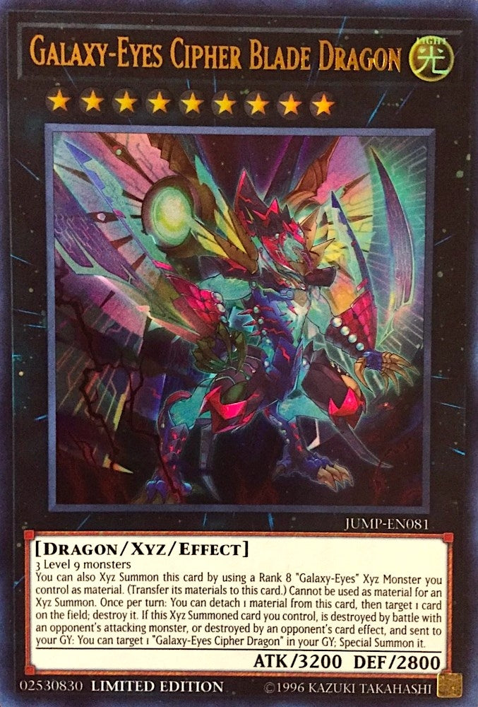 Image for Galaxy-Eyes Cipher Blade Dragon (Shonen Jump Magazine Promos) (JUMP-EN081) - YuGiOh