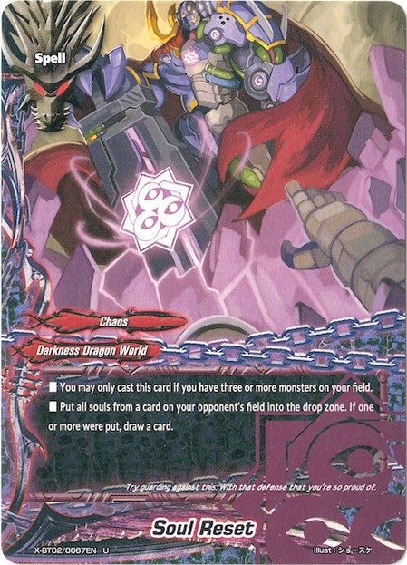 Image for Soul Reset (Chaos Control Crisis) (X-BT02/0067EN) - Future Card BuddyFight