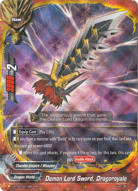 Image for Demon Lord Sword, Dragoroyale (Chaos Control Crisis) (X-BT02/0010EN) - Future Card BuddyFight