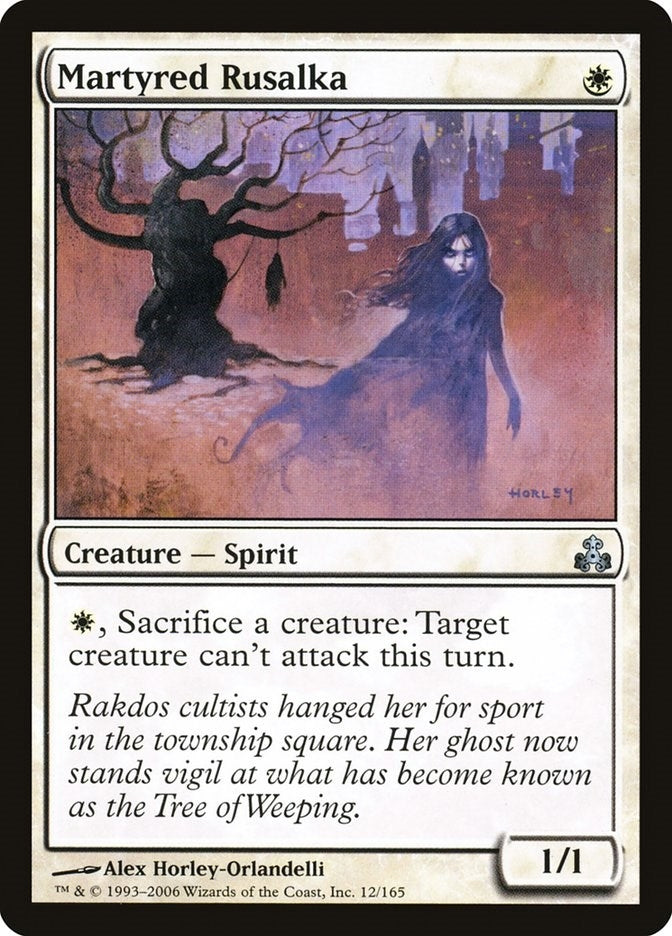 Image for Martyred Rusalka (Guildpact) (12) - Magic: The Gathering