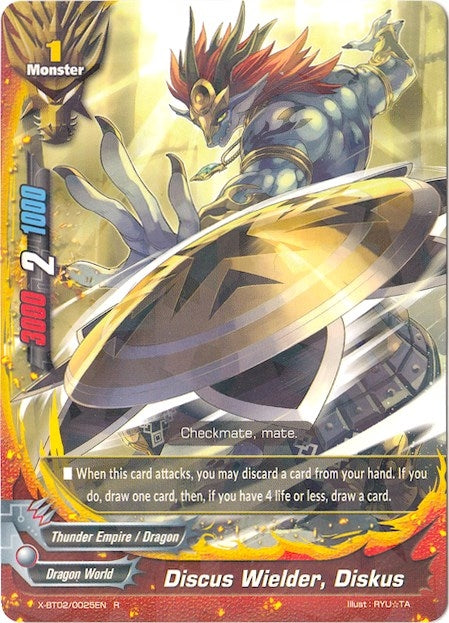 Image for Discus Wielder, Diskus (Chaos Control Crisis) (X-BT02/0025EN) - Future Card BuddyFight