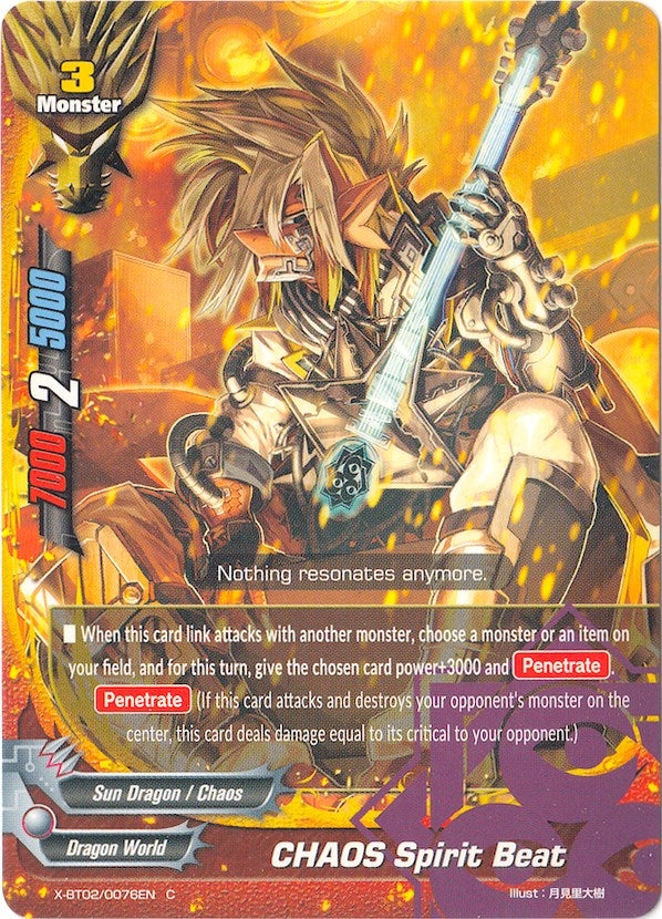 Image for CHAOS Spirit Beat (Chaos Control Crisis) (X-BT02/0076EN) - Future Card BuddyFight