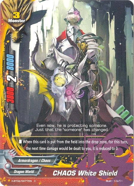 Image for CHAOS White Shield (Chaos Control Crisis) (X-BT02/0077EN) - Future Card BuddyFight