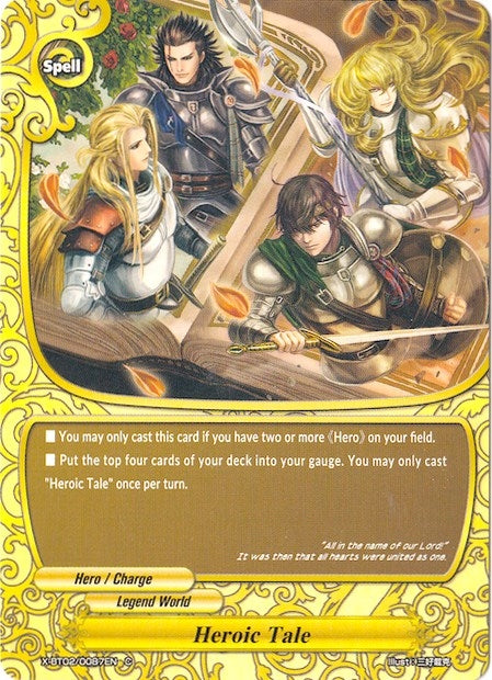 Image for Heroic Tale (Chaos Control Crisis) (X-BT02/0087EN) - Future Card BuddyFight