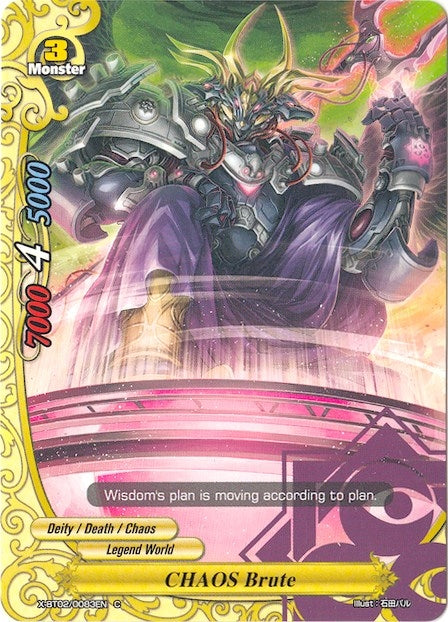 Image for CHAOS Brute (Chaos Control Crisis) (X-BT02/0083EN) - Future Card BuddyFight