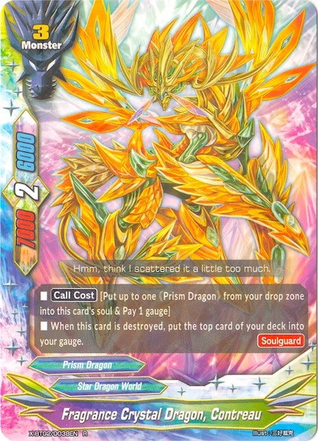 Image for Fragrance Crystal Dragon, Contreau (Chaos Control Crisis) (X-BT02/0038EN) - Future Card BuddyFight