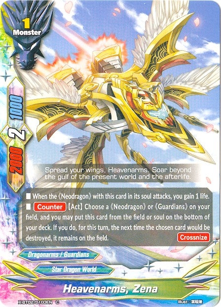 Image for Heavenarms, Zena (Chaos Control Crisis) (X-BT02/0103EN) - Future Card BuddyFight