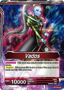 Image for Vados // Aide Vados (Galactic Battle) (BT1-002) - Dragon Ball Super: Masters