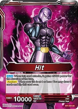Image for Hit // Assassin Hit (Galactic Battle) (BT1-003) - Dragon Ball Super: Masters
