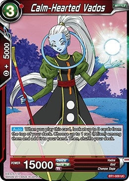 Image for Calm-Hearted Vados (Galactic Battle) (BT1-009) - Dragon Ball Super: Masters
