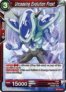 Image for Unceasing Evolution Frost (Galactic Battle) (BT1-016) - Dragon Ball Super: Masters
