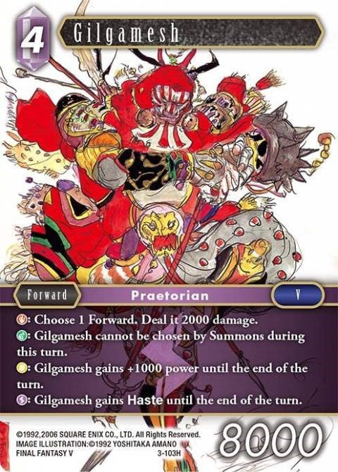 Image for Gilgamesh (Opus III) (3-103H) - Final Fantasy TCG
