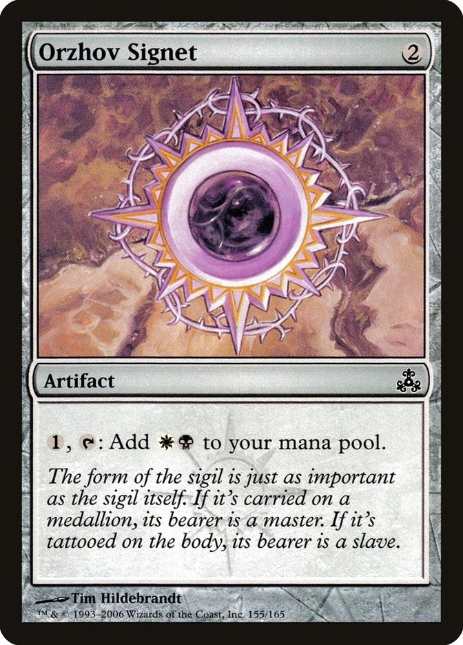 Image for Orzhov Signet (Guildpact) (155) - Magic: The Gathering