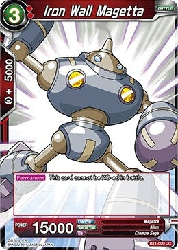Image for Iron Wall Magetta (Galactic Battle) (BT1-020) - Dragon Ball Super: Masters
