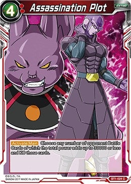 Image for Assassination Plot (Galactic Battle) (BT1-024) - Dragon Ball Super: Masters