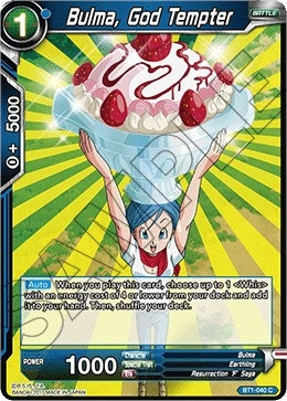 Image for Bulma, God Tempter (Galactic Battle) (BT1-040) - Dragon Ball Super: Masters