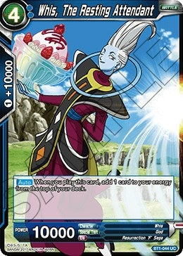 Image for Whis, The Resting Attendant (Galactic Battle) (BT1-044) - Dragon Ball Super: Masters