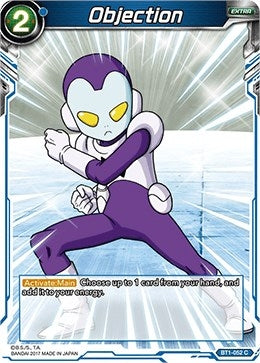 Image for Objection (Galactic Battle) (BT1-052) - Dragon Ball Super: Masters