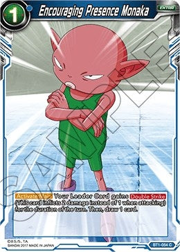 Image for Encouraging Presence Monaka (Galactic Battle) (BT1-054) - Dragon Ball Super: Masters