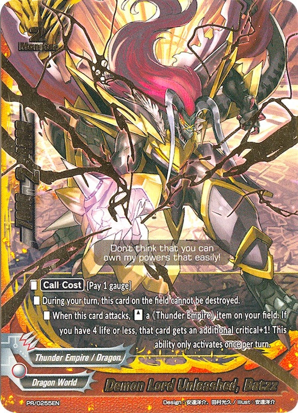 Image for Demon Lord Unleashed, Batzz (Promo Cards) (PR/0255EN) - Future Card BuddyFight