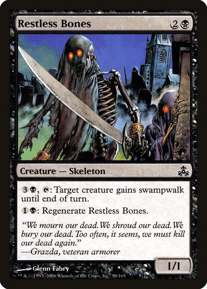 Image for Restless Bones (Guildpact) (58) - Magic: The Gathering