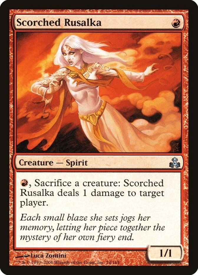 Image for Scorched Rusalka (Guildpact) (74) - Magic: The Gathering