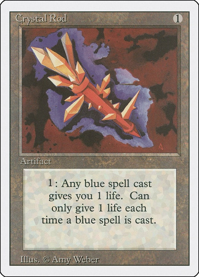 Image for Crystal Rod (Revised Edition) - Magic: The Gathering