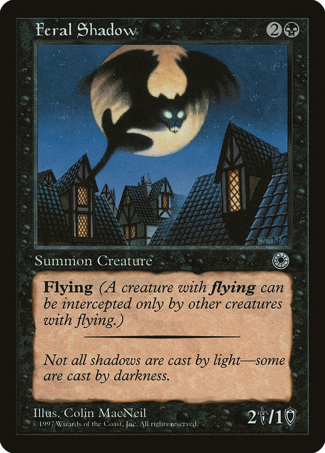 Image for Feral Shadow (Reminder Text) (Portal) - Magic: The Gathering