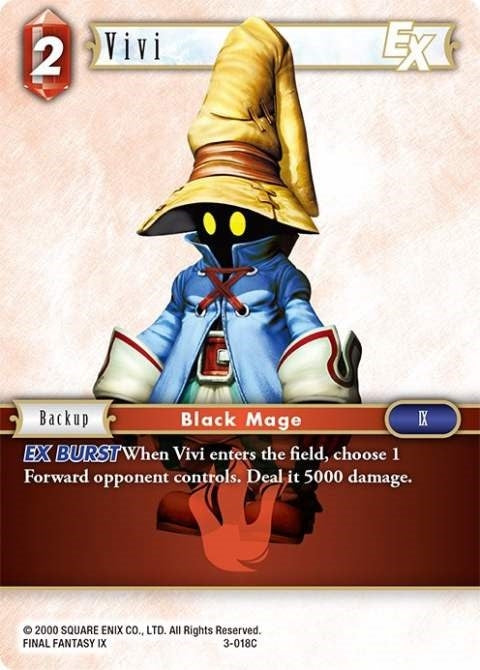 Image for Vivi EX (Opus III) (3-018C) - Final Fantasy TCG