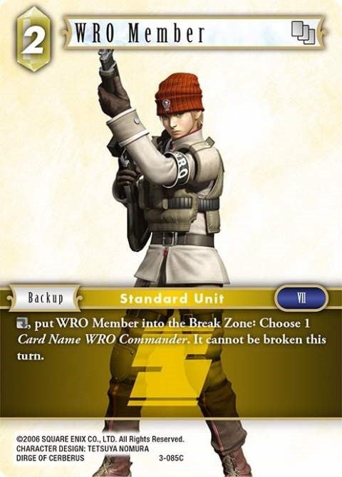 Image for WRO Member (3-085C) (Opus III) (3-085C) - Final Fantasy TCG