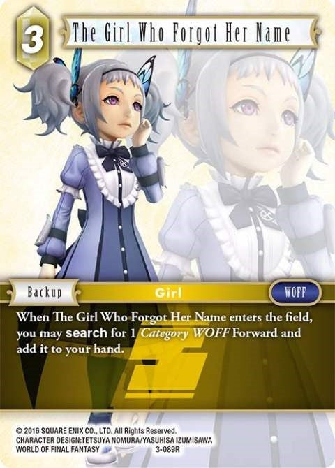 Image for The Girl Who Forgot Her Name (Opus III) (3-089R) - Final Fantasy TCG