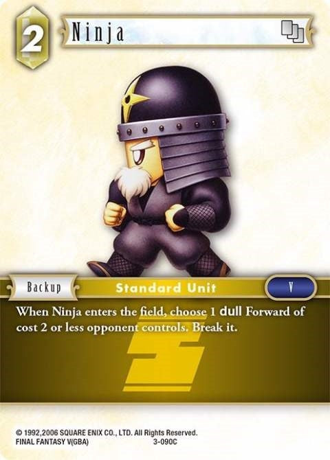Image for Ninja (Opus III) (3-090C) - Final Fantasy TCG