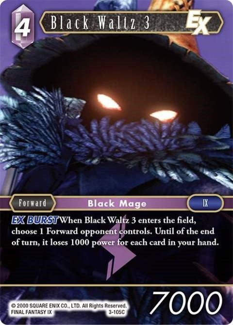 Image for Black Waltz 3 EX (Opus III) (3-105C) - Final Fantasy TCG