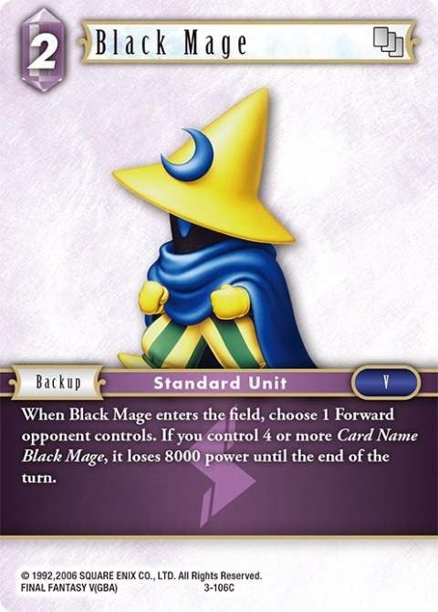 Image for Black Mage (3-106C) (Opus III) (3-106C) - Final Fantasy TCG
