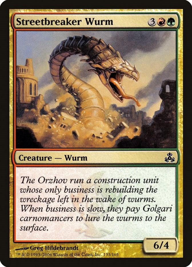 Image for Streetbreaker Wurm (Guildpact) (133) - Magic: The Gathering