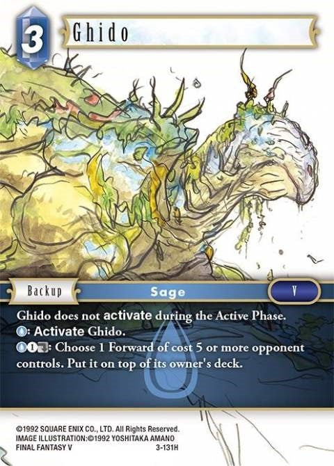 Image for Ghido (Opus III) (3-131H) - Final Fantasy TCG