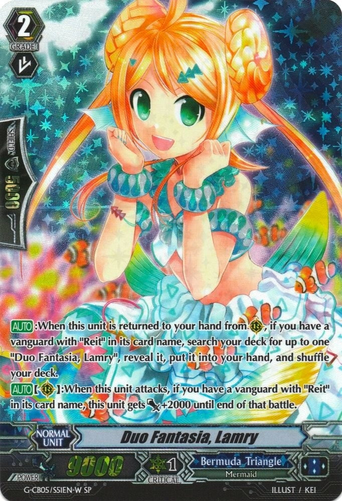 Image for Duo Fantasia, Lamry (White - SP) (G-CB05: Prismatic Divas) (G-CB05/S51EN W) - Cardfight Vanguard