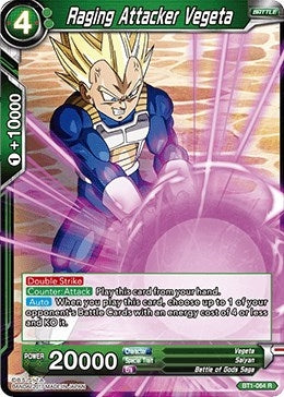 Image for Raging Attacker Vegeta (Galactic Battle) (BT1-064) - Dragon Ball Super: Masters