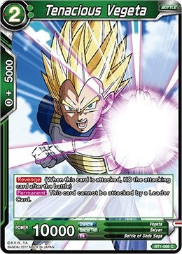 Image for Tenacious Vegeta (Galactic Battle) (BT1-066) - Dragon Ball Super: Masters