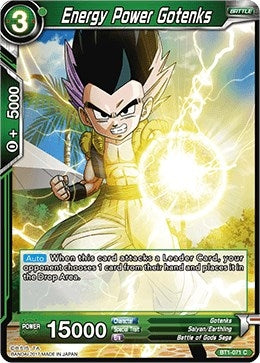Image for Energy Power Gotenks (Galactic Battle) (BT1-071) - Dragon Ball Super: Masters