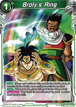 Image for Broly's Ring (Galactic Battle) (BT1-081) - Dragon Ball Super: Masters