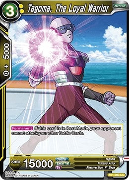 Image for Tagoma, The Loyal Warrior (Galactic Battle) (BT1-093) - Dragon Ball Super: Masters