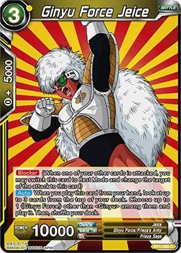 Image for Ginyu Force Jeice (Galactic Battle) (BT1-098) - Dragon Ball Super: Masters