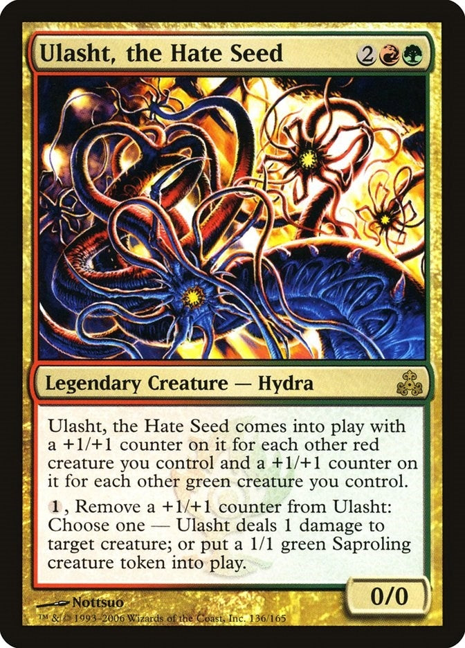 Image for Ulasht, the Hate Seed (Guildpact) (136) - Magic: The Gathering