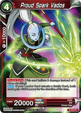 Image for Proud Spark Vados (Foil Version) (Promotion Cards) (P-002) - Dragon Ball Super: Masters