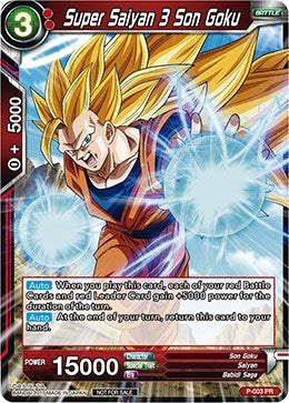 Image for Super Saiyan 3 Son Goku (Foil Version) (Promotion Cards) (P-003) - Dragon Ball Super: Masters